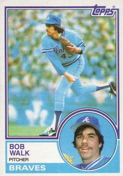 1983 Topps #104 Bob Walk Front