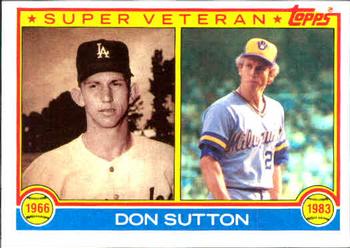 1983 Topps #146 Don Sutton Front