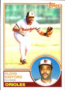 1983 Topps #192 Floyd Rayford Front