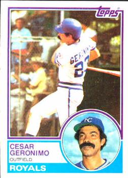 1983 Topps #194 Cesar Geronimo Front