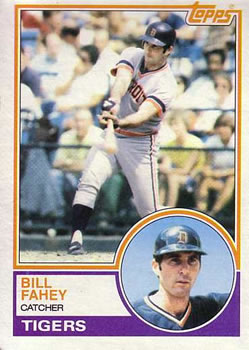 1983 Topps #196 Bill Fahey Front