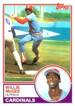 1983 Topps #49 Willie McGee Front