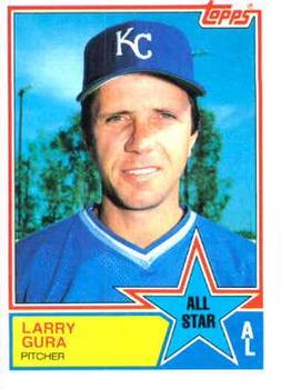 1983 Topps #395 Larry Gura Front