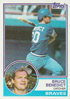 1983 Topps #521 Bruce Benedict Front