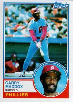 1983 Topps #615 Garry Maddox Front
