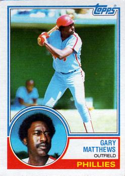 1983 Topps #780 Gary Matthews Front