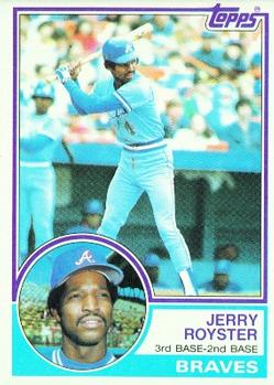 1983 Topps #26 Jerry Royster Front