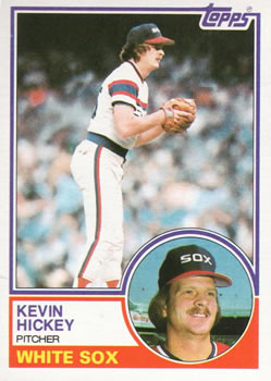 1983 Topps #278 Kevin Hickey Front