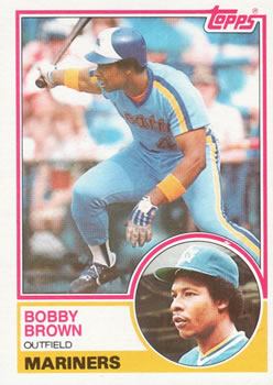 1983 Topps #287 Bobby Brown Front