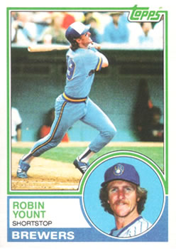1983 Topps #350 Robin Yount Front