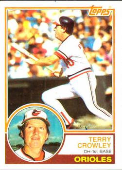 1983 Topps #372 Terry Crowley Front