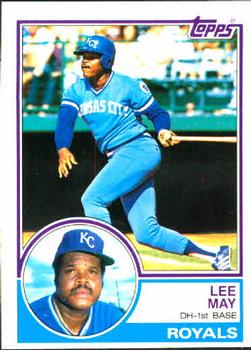 1983 Topps #377 Lee May Front