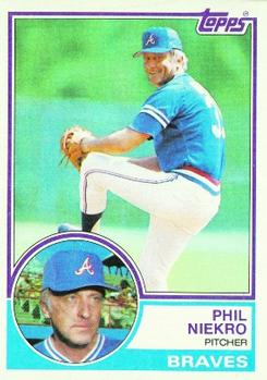 1983 Topps #410 Phil Niekro | The Trading Card Database