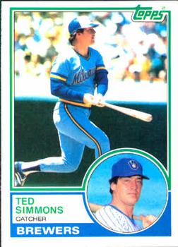 1983 Topps #450 Ted Simmons Front