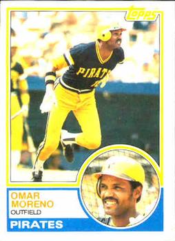 1983 Topps #485 Omar Moreno Front