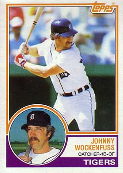1983 Topps #536 Johnny Wockenfuss Front