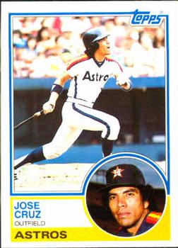 1983 Topps #585 Jose Cruz Front