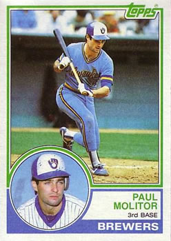 1983 Topps #630 Paul Molitor Front
