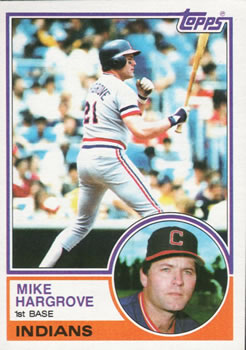 1983 Topps #660 Mike Hargrove Front
