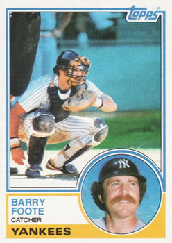 1983 Topps #697 Barry Foote Front
