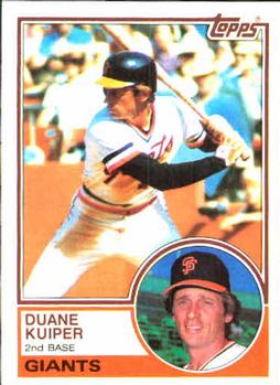 1983 Topps #767 Duane Kuiper Front