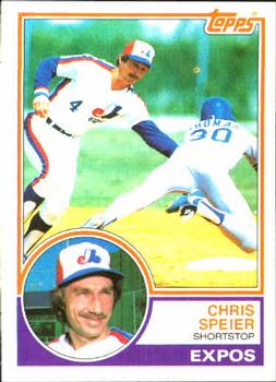 1983 Topps #768 Chris Speier Front