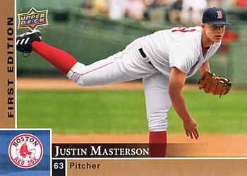 2009 Upper Deck First Edition #52 Justin Masterson Front