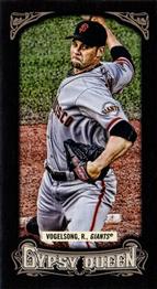 2014 Topps Gypsy Queen - Mini Black #134 Ryan Vogelsong Front