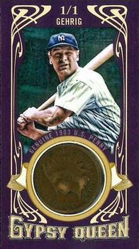 2014 Topps Gypsy Queen - Mini Birth Year Pennies #GBY-LG Lou Gehrig Front