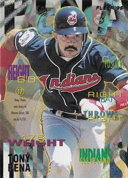 1995 Fleer Cleveland Indians #12 Tony Pena Front