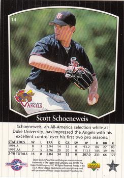 1998 SP Top Prospects #14 Scott Schoeneweis Back