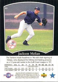 1998 SP Top Prospects #85 Jackson Melian Back