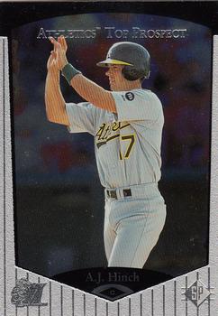 1998 SP Top Prospects #92 A.J. Hinch Front