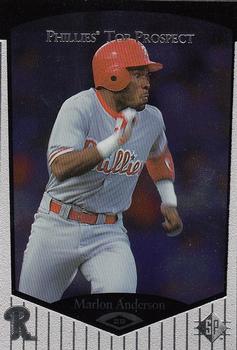 1998 SP Top Prospects #95 Marlon Anderson Front