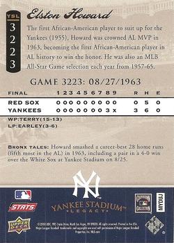 2008 Upper Deck Yankee Stadium Legacy #3323 Tony Kubek Back