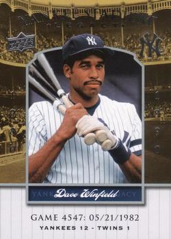 2008 Upper Deck Yankee Stadium Legacy #4547 Dave Winfield Front