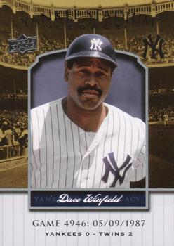 2008 Upper Deck Yankee Stadium Legacy #4946 Dave Winfield Front
