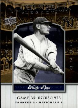 2008 Upper Deck Yankee Stadium Legacy #35 Wally Pipp Front