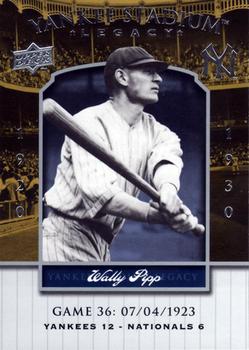 2008 Upper Deck Yankee Stadium Legacy #36 Wally Pipp Front