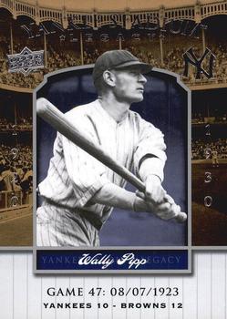 2008 Upper Deck Yankee Stadium Legacy #47 Wally Pipp Front