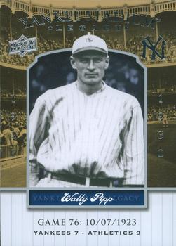 2008 Upper Deck Yankee Stadium Legacy #76 Wally Pipp Front