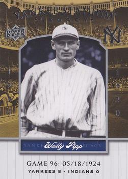 2008 Upper Deck Yankee Stadium Legacy #96 Wally Pipp Front