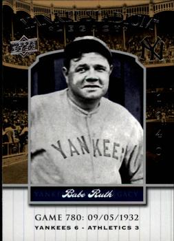 2008 Upper Deck Yankee Stadium Legacy #780 Babe Ruth Front