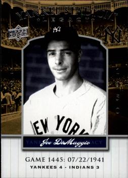 2008 Upper Deck Yankee Stadium Legacy #1445 Joe DiMaggio Front