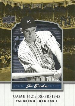 2008 Upper Deck Yankee Stadium Legacy #1621 Joe Gordon Front