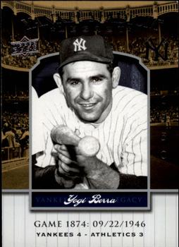 2008 Upper Deck Yankee Stadium Legacy #1874 Yogi Berra Front