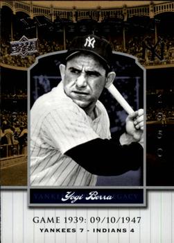 2008 Upper Deck Yankee Stadium Legacy #1939 Yogi Berra Front