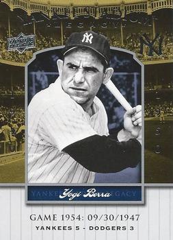 2008 Upper Deck Yankee Stadium Legacy #1954 Yogi Berra Front