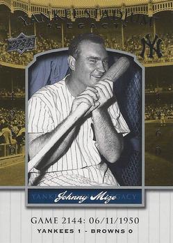 2008 Upper Deck Yankee Stadium Legacy #2144 Johnny Mize Front