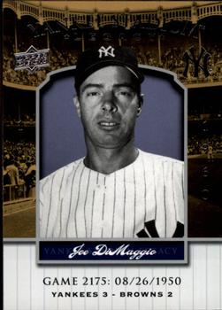 2008 Upper Deck Yankee Stadium Legacy #2175 Joe DiMaggio Front